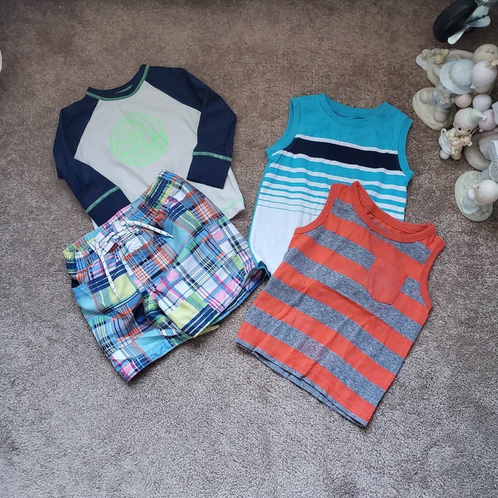 Boys Summer Clothes Lot, 12-24Mos
